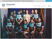 Tablet Screenshot of bonkerscycling.com